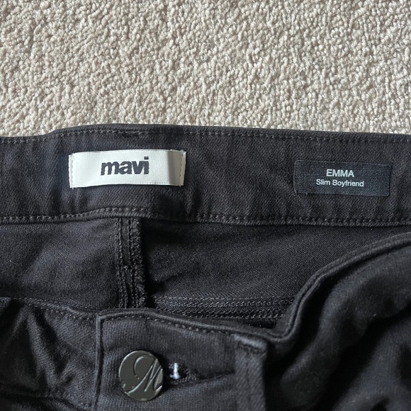 Mavi Emma slim boyfriend jeans 26 black - Picture 3 of 5